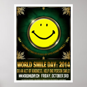 Poster do Dia Mundial do Sorriso Oficial® 2014