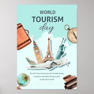 Poster do Dia Mundial do Turismo
