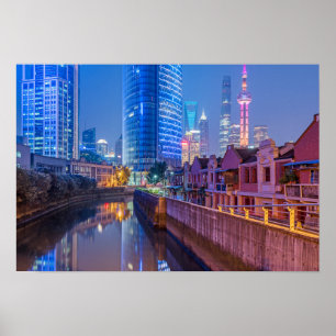 Poster do Distrito Financeiro de Xangai