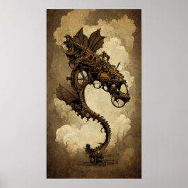 Poster do Dragão Steampunk