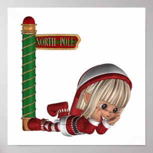 Poster do duende do Natal