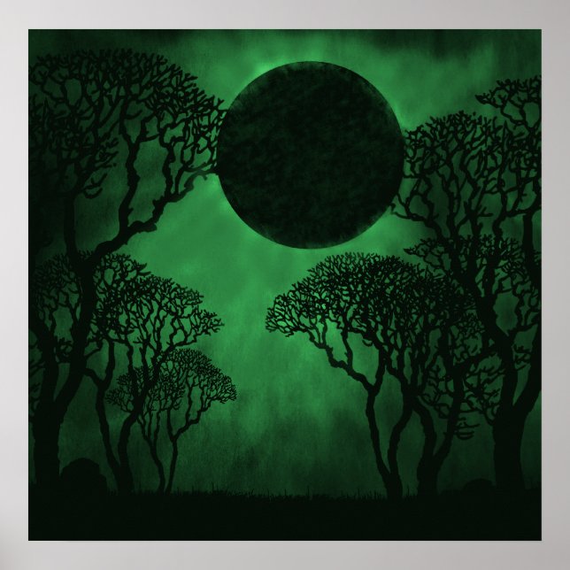 Poster do Eclipse da Floresta Escura (Frente)