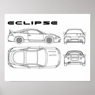 poster do eclipse de mitsubishi