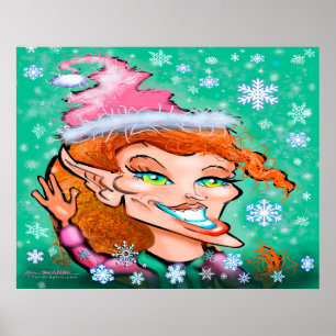 Poster do Elf Natal Sassy