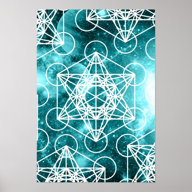 Poster do Espaço Cubo de Metatron (Frente)