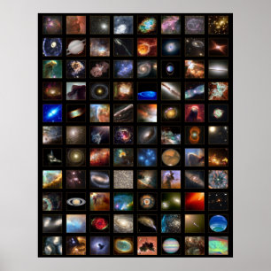 Poster do espaço de Hubble