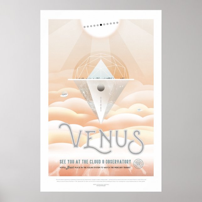 Poster do Espaço Futurístico - Arte Observatória V (Frente)