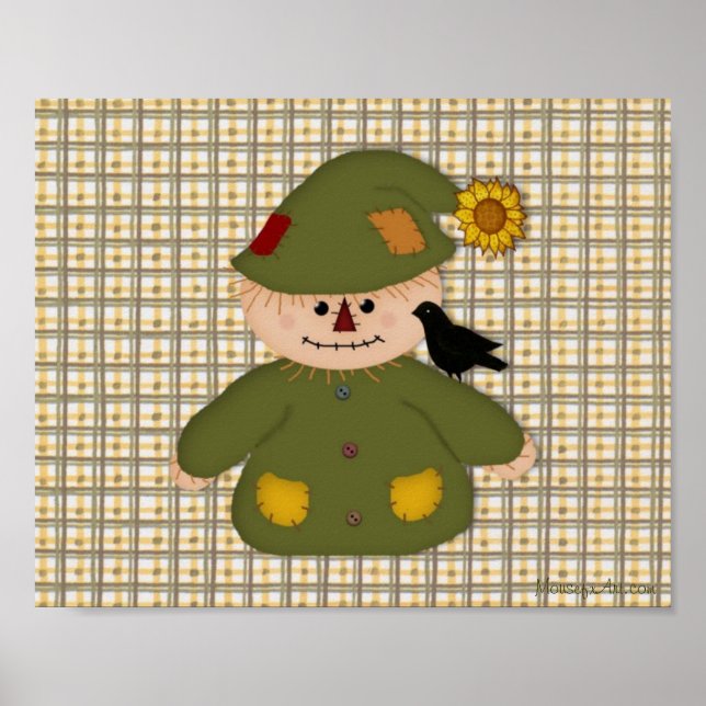 Poster do espantalho country (Frente)