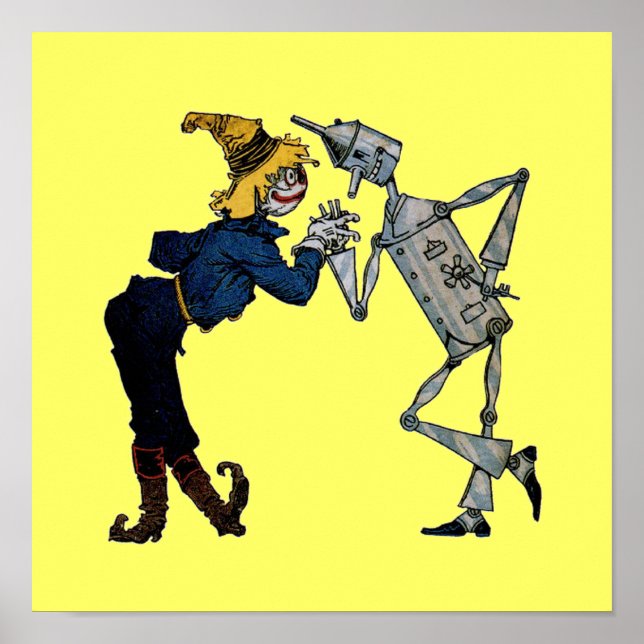 Poster do Espantalho e do Homem-Tin (Frente)