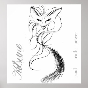 Poster do espírito de Kitsune