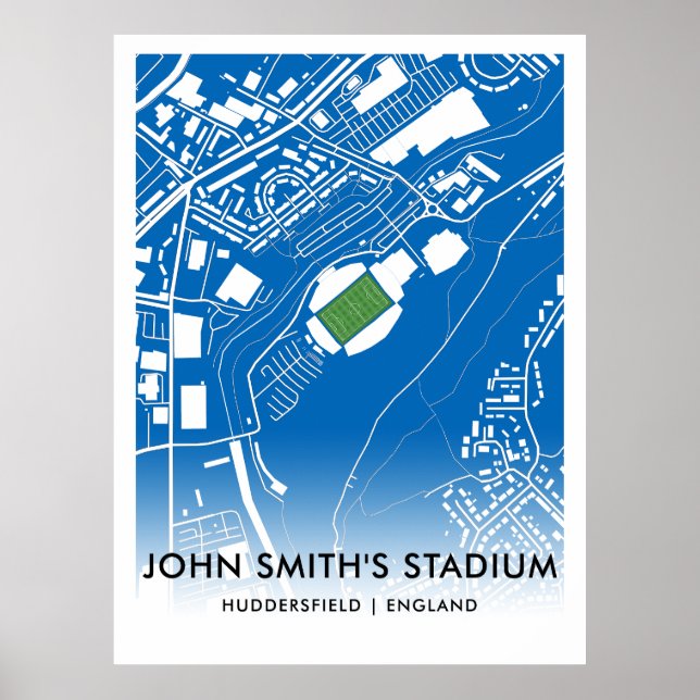 Poster do estádio de John Smith - Lar de Huddersfi (Frente)