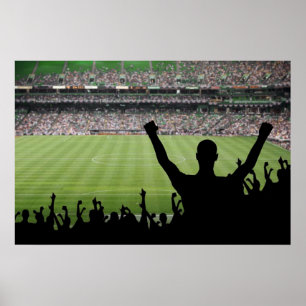 Poster do estádio dos fãs de futebol