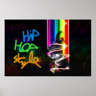 Poster do estilo de Hip Hop
