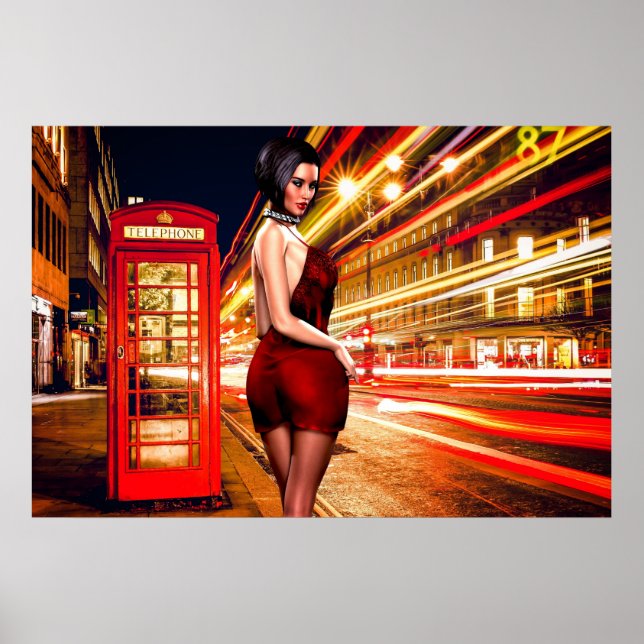 Poster do estilo de vida da cidade (Frente)