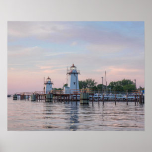 Poster do Farol de Entrada do Green Bay Harbor