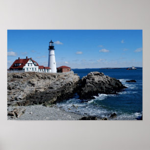 Poster do farol de Portland - 1