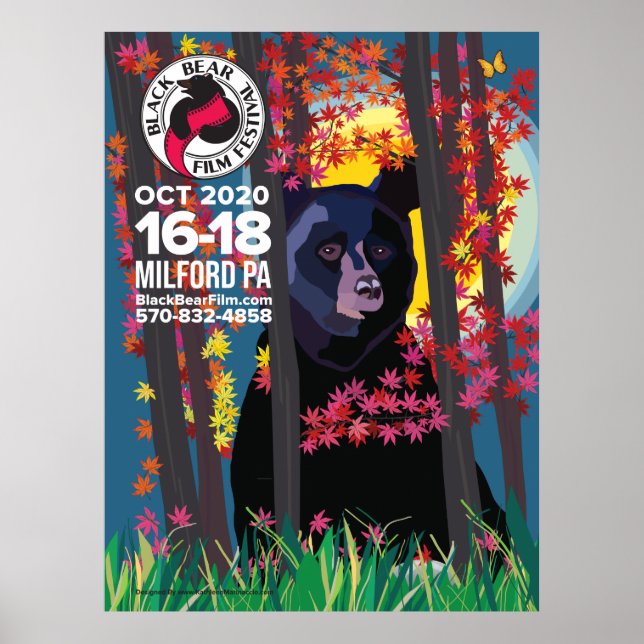 poster do Festival de Cinema do Urso Negro de 2020 (Frente)