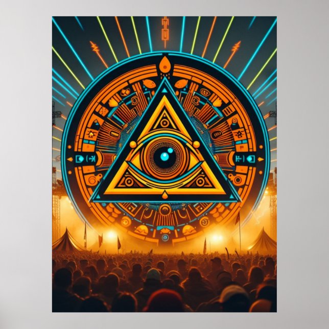 Poster do Festival de Música (Frente)