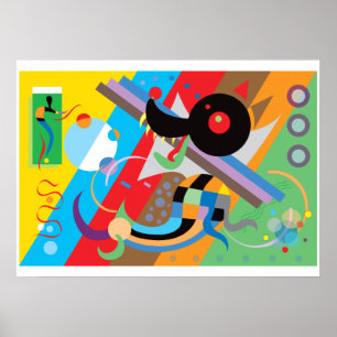 Poster do filhote de cachorro de Kandinsky