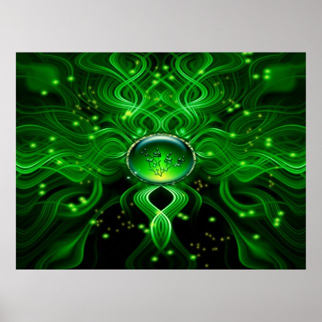 Poster do Fluxo de Vida de Gaia (Frente)