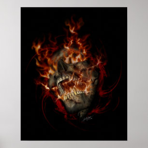 Poster do fogo 16x20 do inferno