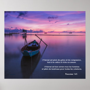 Poster (do francês). Sereno roxo do salmo 145