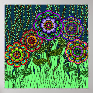 Poster do fulgor do jardim