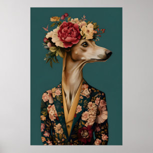Poster do Galgo Italiano em Terno, Galgo