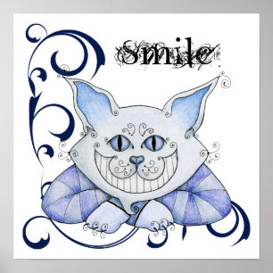 Poster do gato de Cheshire