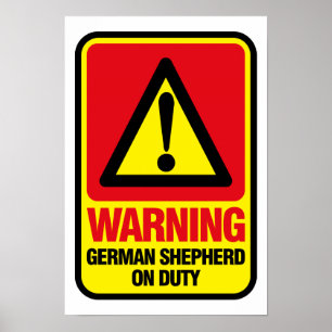 Poster do german shepherd