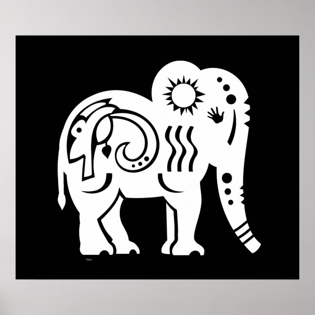 Poster do Gigante Sagrado (Branco) (Frente)