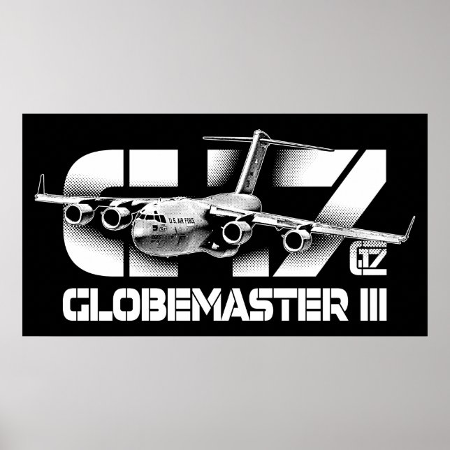 Poster do Globemaster III C-17 (Frente)
