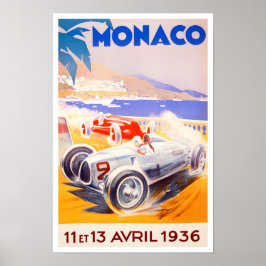 poster do Grande Prêmio de Mônaco de 1936