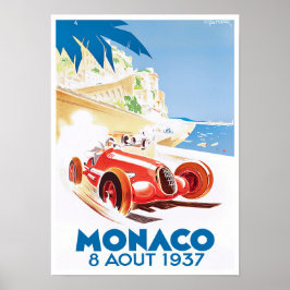 poster do Grande Prêmio de Mônaco de 1937