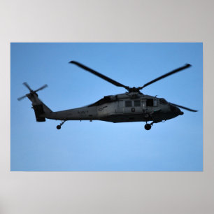 poster do helicóptero em vôo