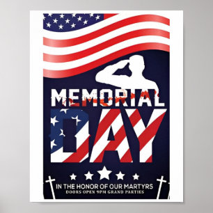 Poster do herói do Dia Memorial