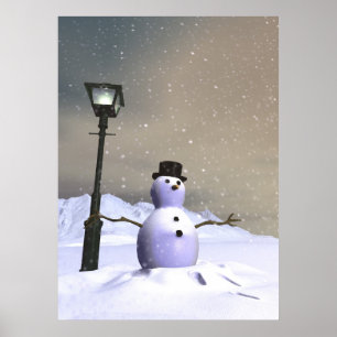 Poster do homem da neve