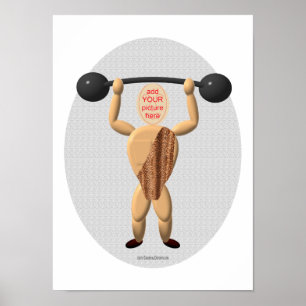 Poster do homem forte do circo