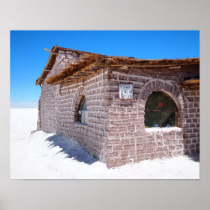 Poster do hotel de sal de Uyuni