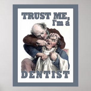 Poster do humor do DENTISTA