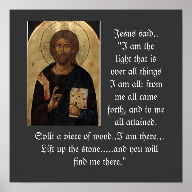 Poster do ícone Jesus Q-14 (Frente)