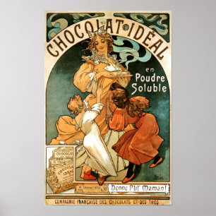 Poster do ideal de Alphonse (Alfons) Mucha