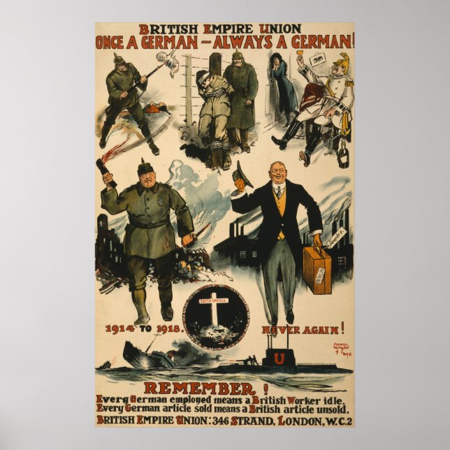 Poster do Império Britânico (Frente)