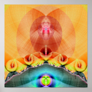 Poster do impressão da arte de Illuminous (12"