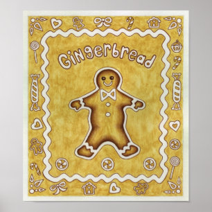 Poster do impressão da arte do biscoito do