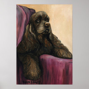 Pôster Do "impressão da reprodução da arte de cocker