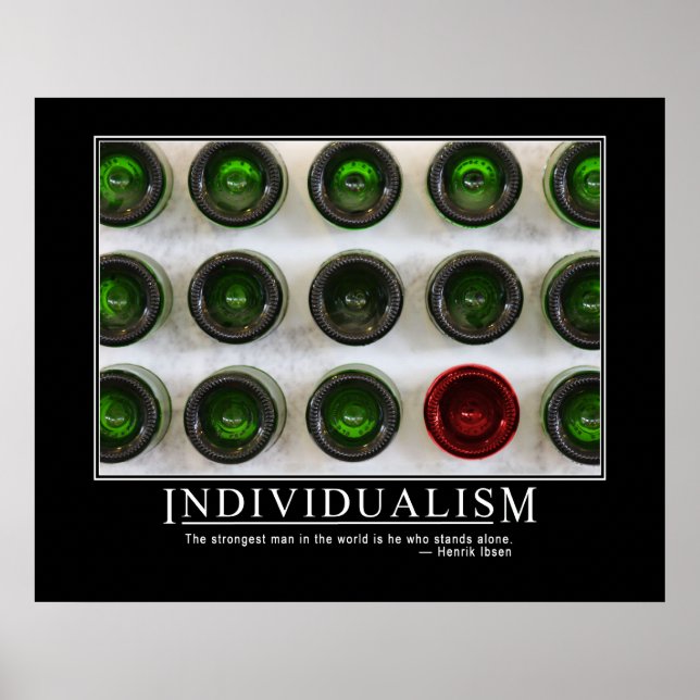 Poster do individualismo (Frente)