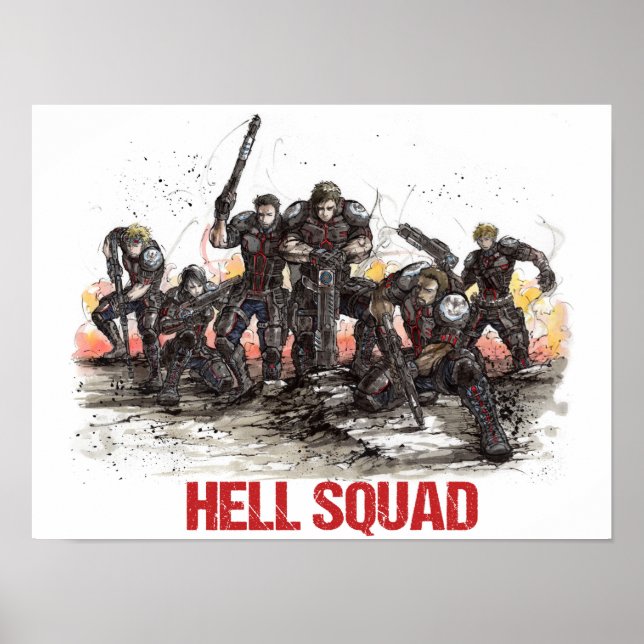 Poster do Inferno Squad (Frente)