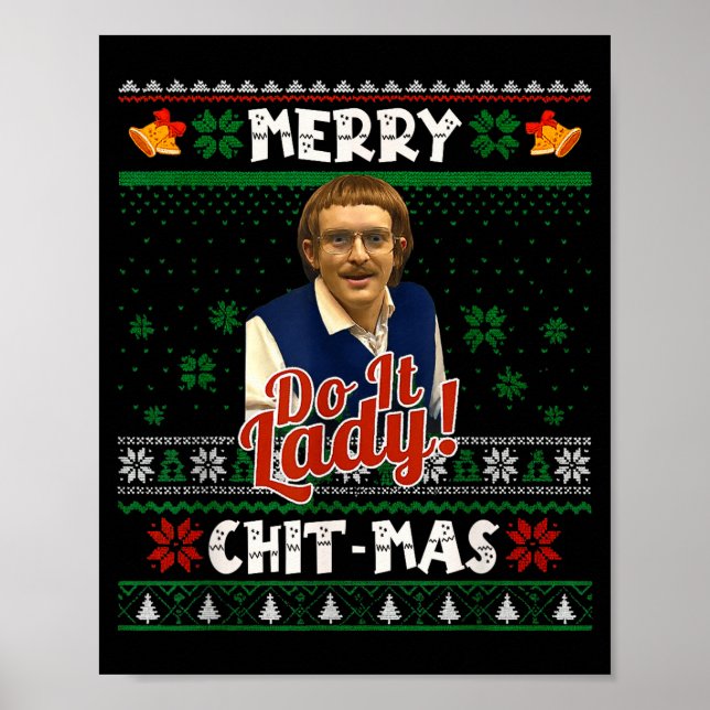 Poster Do It Funny Chit-mas Christmas Meme  (Frente)
