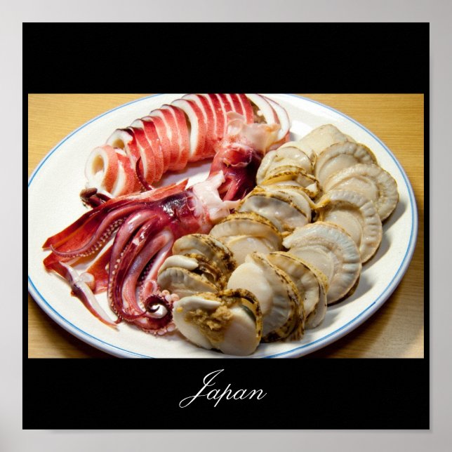 Poster do Japão, Comida do Japão (Frente)